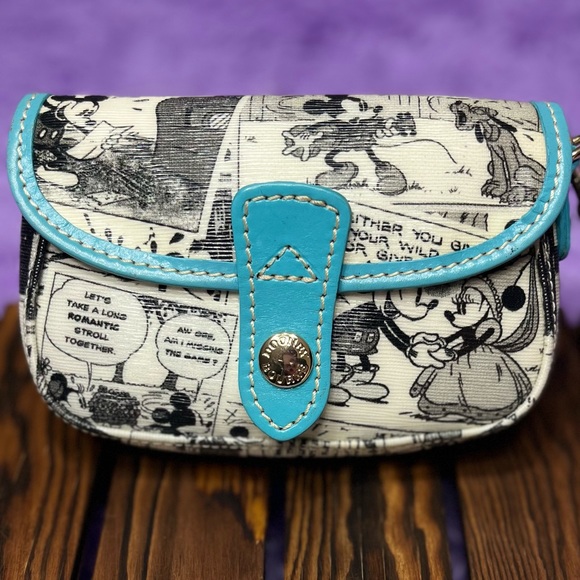 RARE DOONEY & BOURKE Women’s DISNEY Mickey Comics Wristlet/Wallet/Clutch - Picture 2 of 16